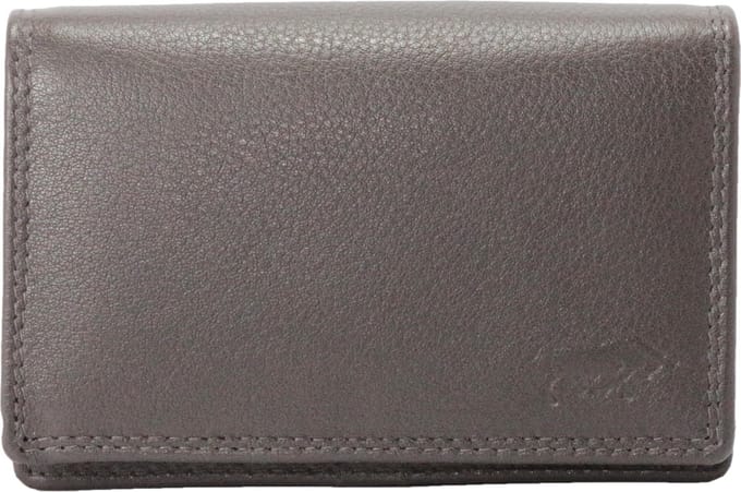 Compacte Leren Dames Portemonnee Donkerbruin- Ideale Dames Portemonnee Donkerbruin Leer