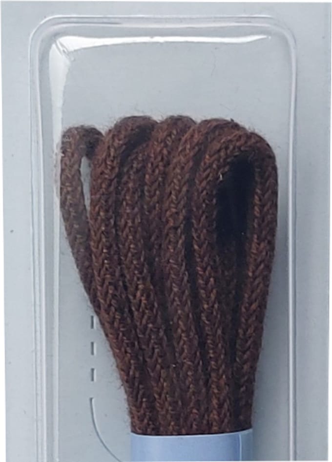 Gala Veter - Middel Bruin - Dun Rond - Lengte 90 cm - Dikte 2 mm - Schoenveter