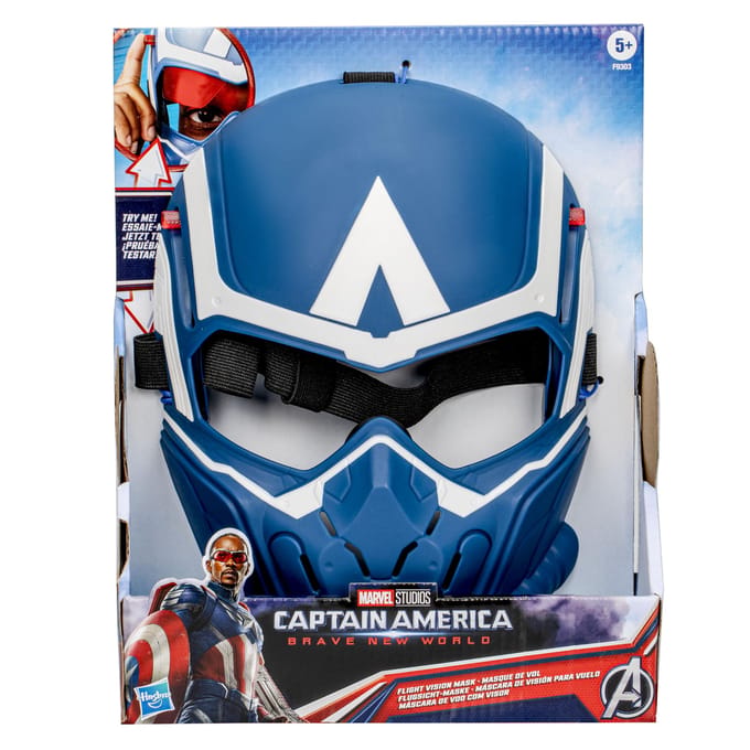 Marvel Studios Captain America Brave New World Flight Vision-masker, rollenspelspeelgoed voor kinderen van 5+
