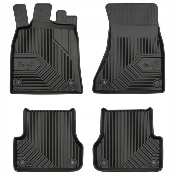 Frogum No.77 - Automatmatten - Geschikt voor Audi A6 C7 2011-2018 - TPE Rubber - 4-delige set