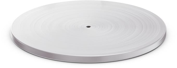 Höfats - Spin 120 Sfeerlantaarn Grondplaat - Roestvast Staal - Zilver