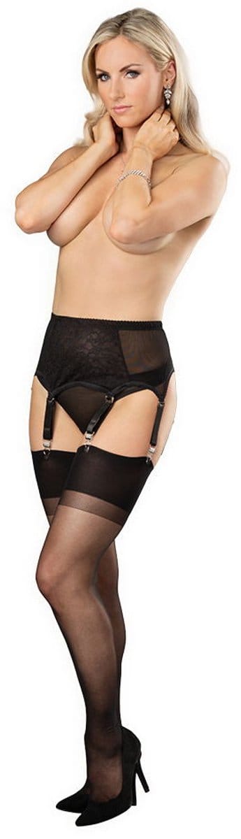 Amorable - Sexy Jarretelset - Zwart M/L