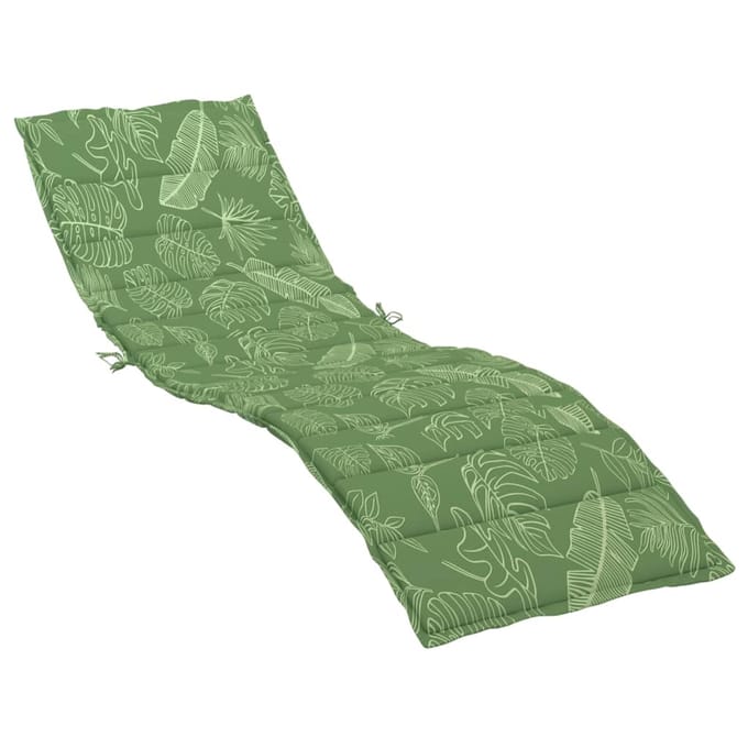 vidaXL - Ligzitzak - Kussen - Oxford - stof - (100% - polyester) - Bladpatroon