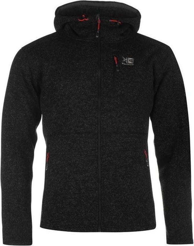 Karrimor Terry fleece met capuchon - Heren - Black Marl - XXL