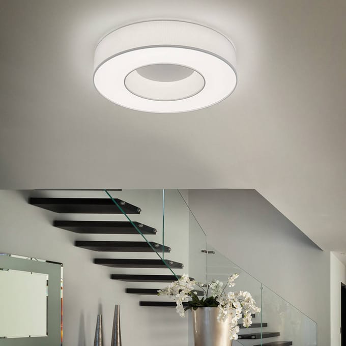 Helestra Lomo - LED plafondlamp, sits wit