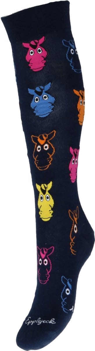 Epplejeck Sokken Epplejeck Ejcrazy Horse Donkerblauw