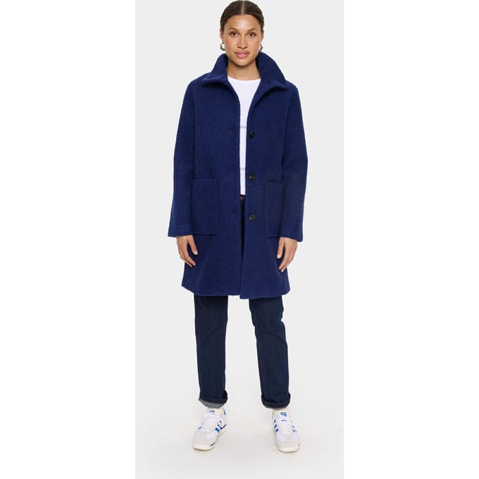 Saint Tropez FerddySZ Wool Coat Dames Jas - Maat XXL