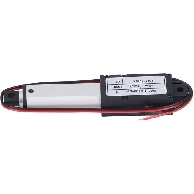 Mini Bewegingsactuator 40mm Slag 150N Stuwkracht 4mms Snelheid Aluminium Elektrische Mini Lineaire Actuator 24V