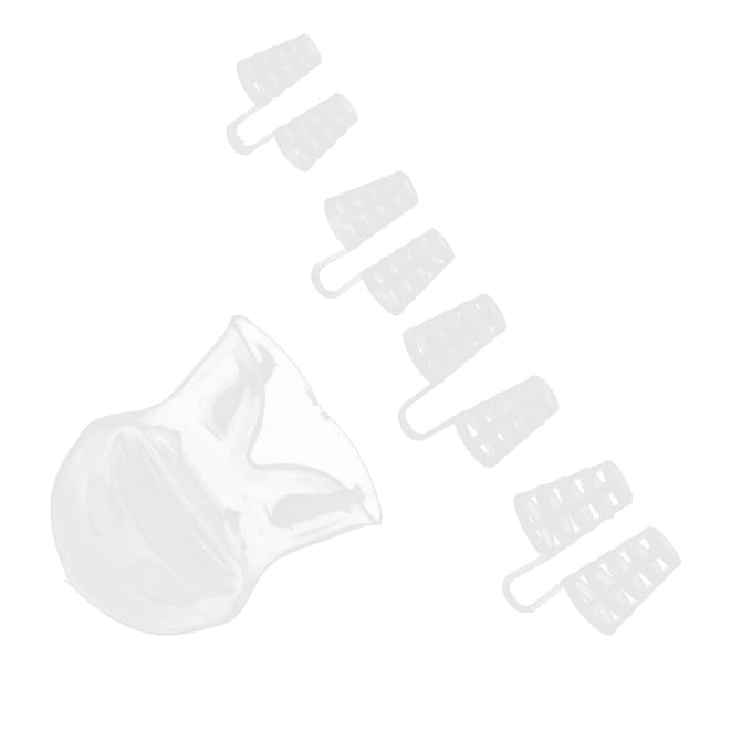 Siliconen Anti Snurken Tong Vasthoudend Apparaat Neusklem Plug Anti Snurken Apparaat Oplossingsset white
