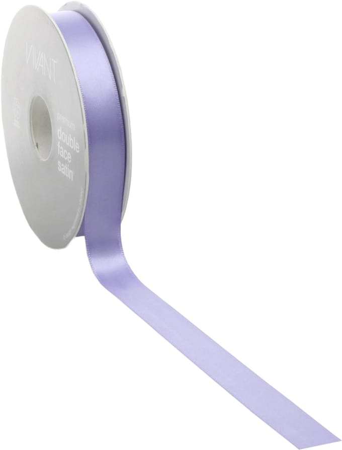 Lavendel Satijnlint – 25 mm × 25 m – double face satijn