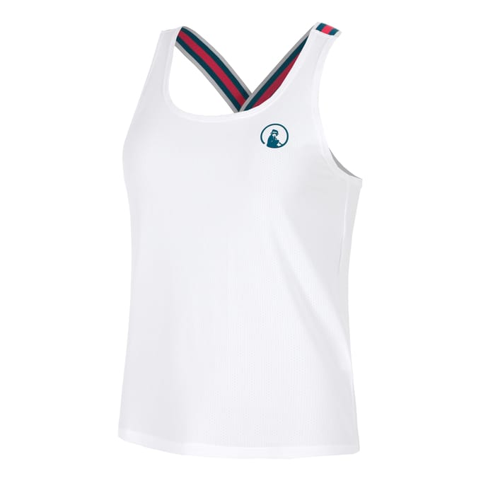 Quiet Please Create Serve & Volley 2.0 Tanktop Dames-Wit,Veelkleurig