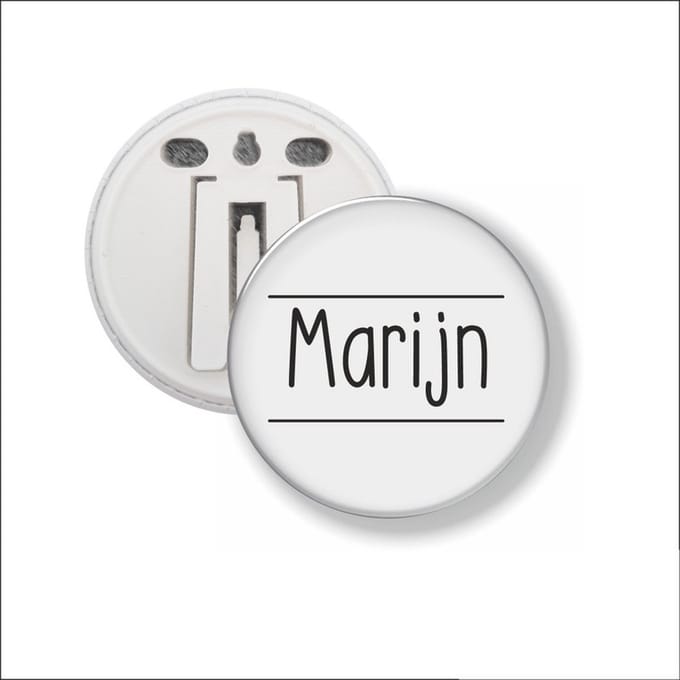 Button Met Clip 58 MM - Marijn