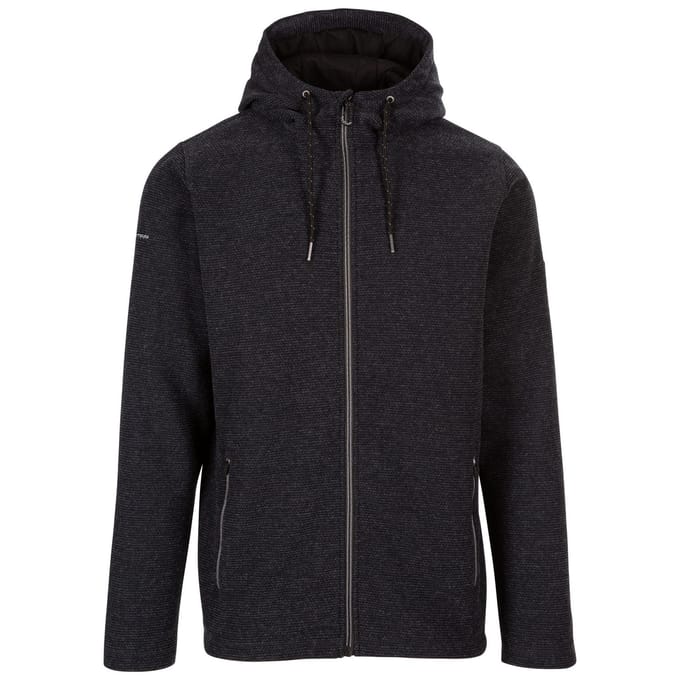 Trespass Heren Sheelane Marl Fleece Jas (Zwart)