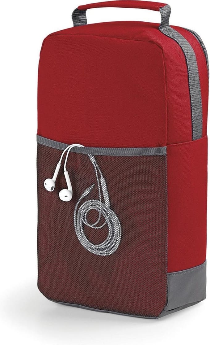 Bagbase DeLux Schoenentas Rood 8 Liter