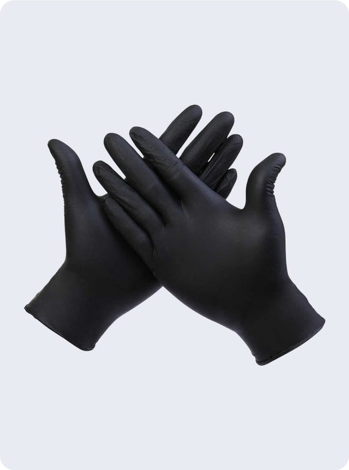 Tattoo Gloves Black – 100 pcs/box