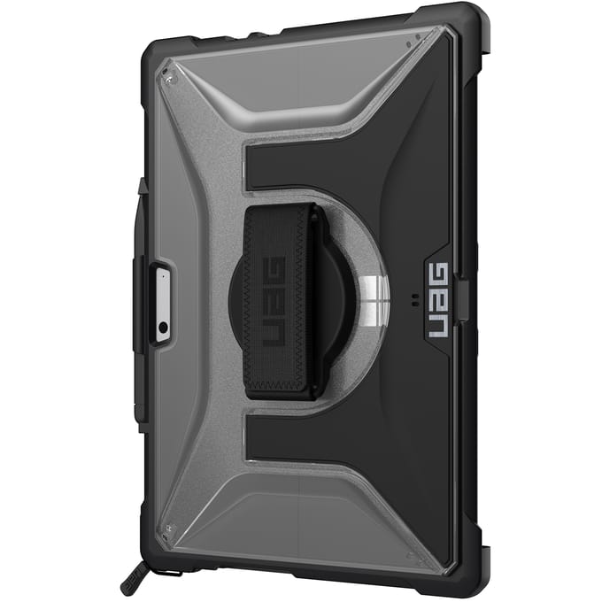 UAG Plasma Series Rugged Case for Surface Pro 13" 12/11/10/9 - Plasma Series w/ Handstrap and Shoulder Strap - Clear
