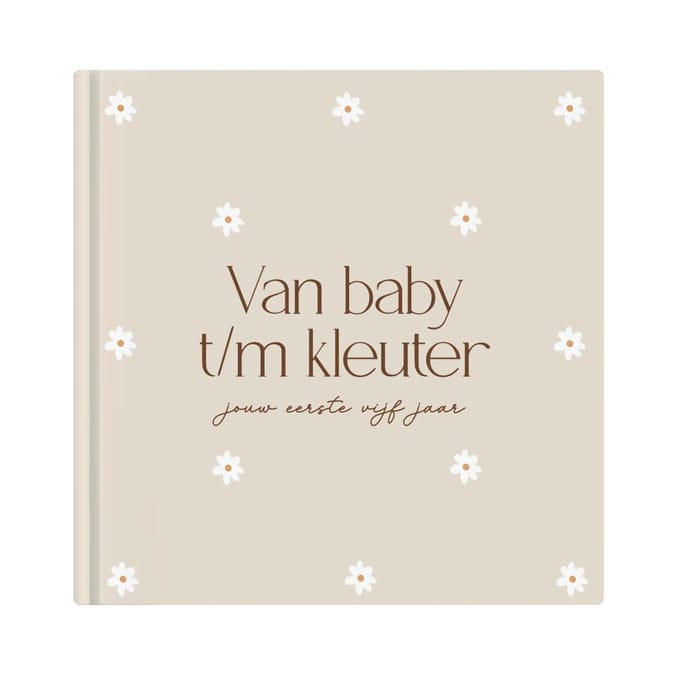 Writemoments Baby t/m kleuter - Opgroeiboek 0-5 Jaar - Madeliefjes