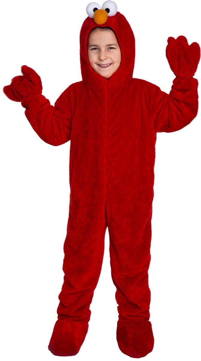 Sesamstraat Elmo kinderkostuum - voor carnavalskostuum clown