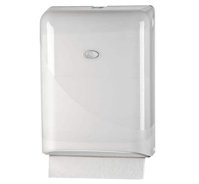Pearl white Handdoekdispenser interfold / z-vouw wit