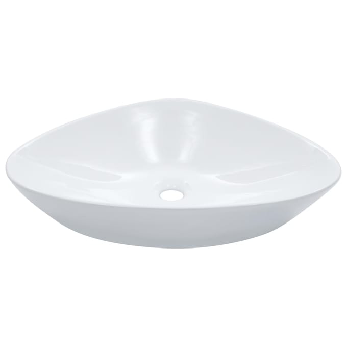 vidaXL - Wastafel - 58,5x39x14 - cm - keramiek - wit