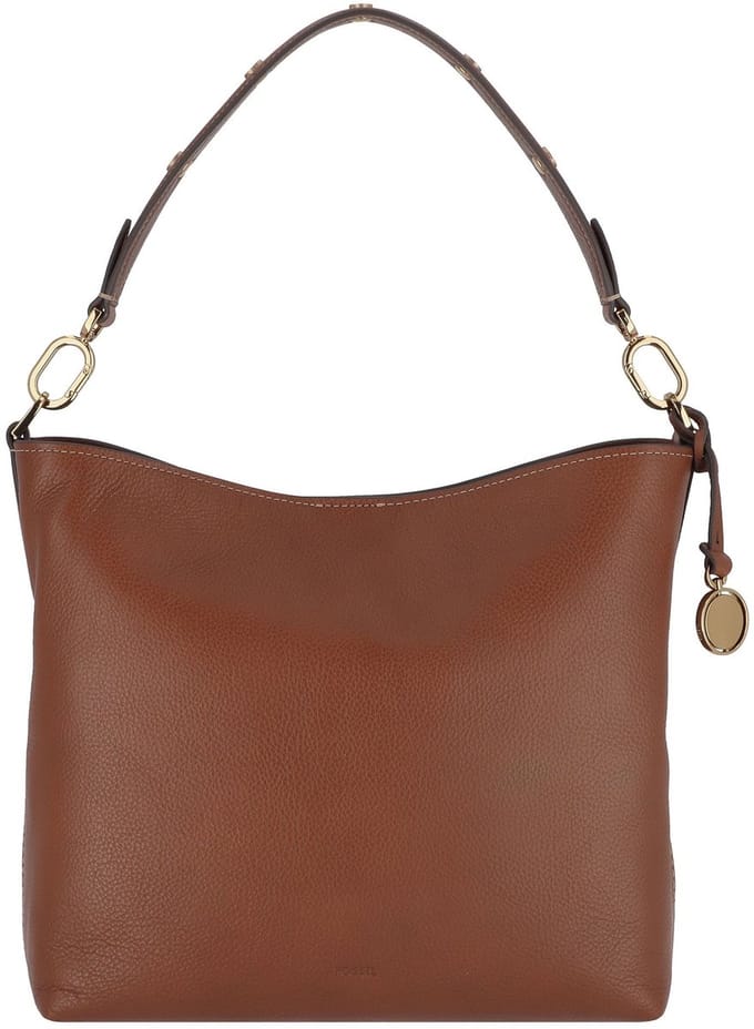 FOSSIL Schoudertas Jessie Bucket Shoulder Bag Brown Bruine