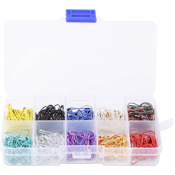 Kleurrijke Kalebas Type Kleine Delicate Veiligheidsspeld Eenvoudige Stijl white