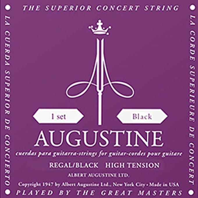 Augustine Regal Black Klassieke Gitaarsnaren - Hoog/Lage Spanning