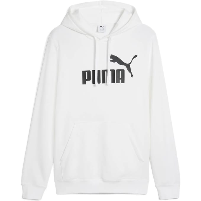 Puma Ess N1 Logo Hoodie Wit M Man