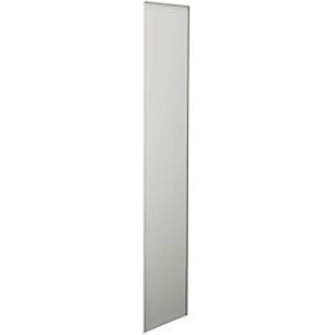 Eindwand zijkant, voor reksysteem PROGRESS 500 T, H 2600 x D 600 mm