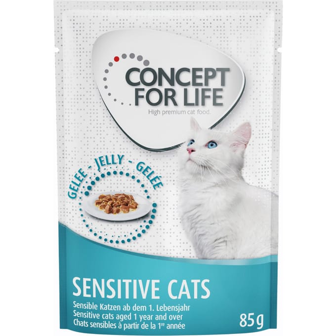 48x85g Sensitive Cats in Gelei Concept for Life Kattenvoer