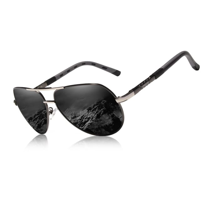 KingSeven - Vdear BlackStar - Pilotenbril met UV400 en polarisatie filter