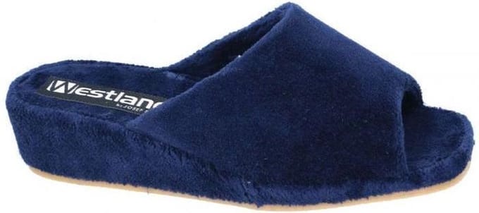 Westland MARSEILLE - Volwassenen Dames pantoffels - Kleur: Blauw - Maat: 35.5