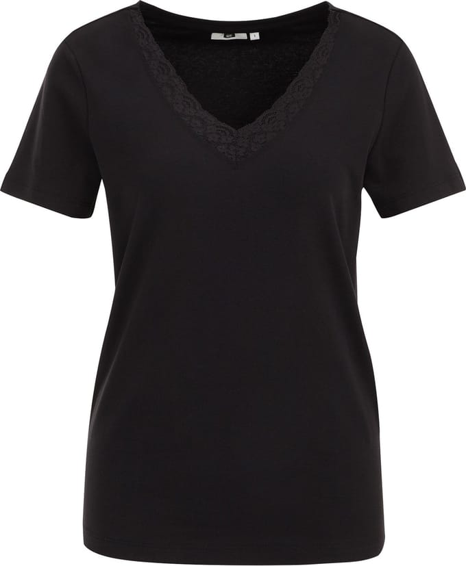 WE Fashion Dames T-shirt met kant