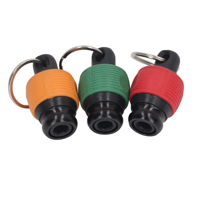 3 STuks 14 inch Schroevendraaier Bit Houder Sleutelhanger Verlengstuk Boor Schroef Adapter met Ring Gesp black