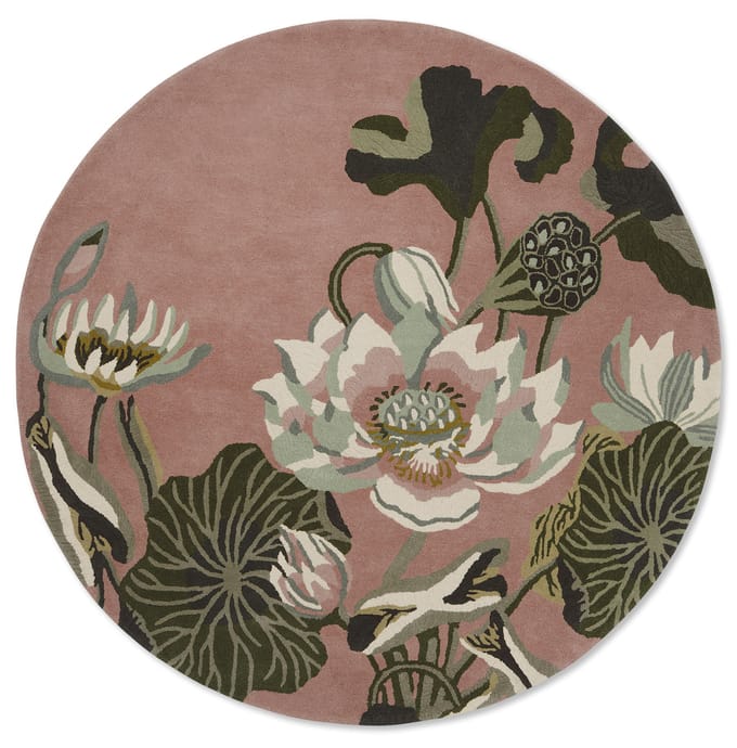 Wedgwood Waterlily Dusty Rose 38602 - Ø 150 cm