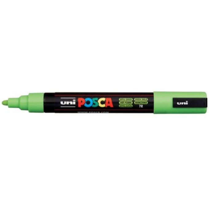 Posca marker met conische punt schrijfdikte medium appelgroen