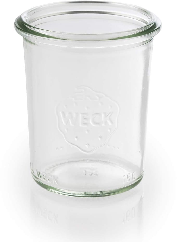 Weckglazenset, 12 stuks, inhoud 0,16 liter