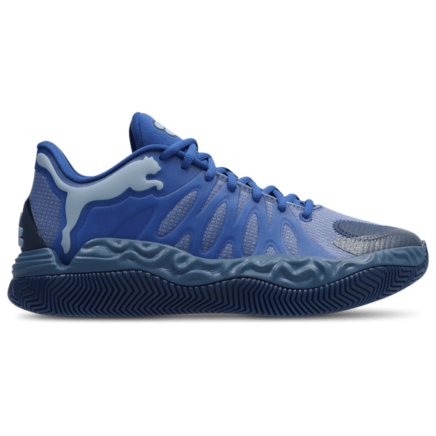 Puma Hali Sneakers Heren - Blauw - Maat 44.5 - Leer