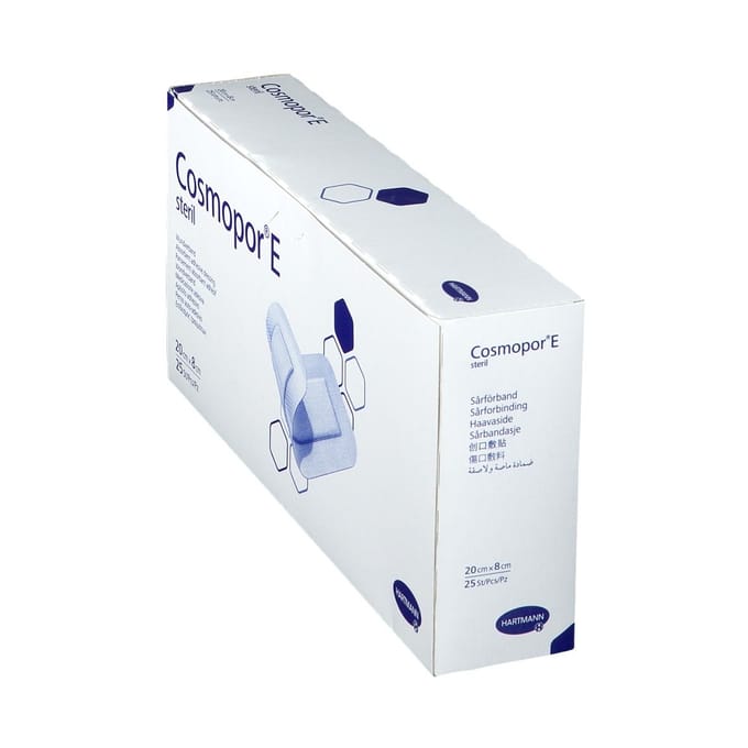 Hartmann Cosmopor E Steriel Verband 20 x 8cm 900875 25 Pleister