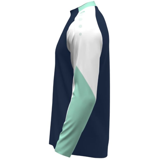 Jako Dynamic Longsleeve Kinderen - Marine / Wit / Munt | Maat: 152