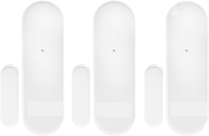 Deursensor Raamsensor - Magnetisch Alarm - Huis Beveiligen - App Meldingen - 3 stuks - Wit