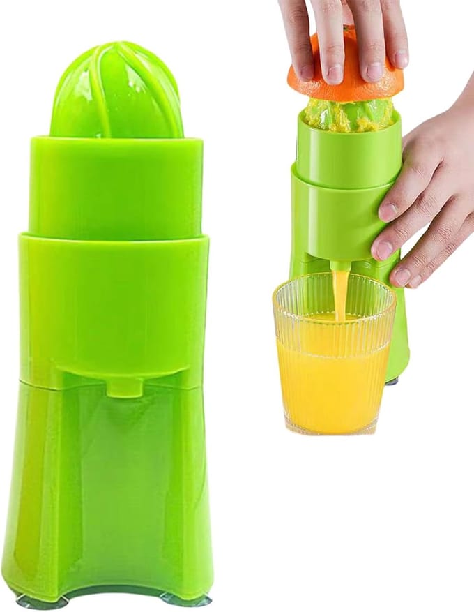 Sinaasappelpers - Handige Juicer - Vers Sap Maken - Efficiënte Extractie - 21 cm Lengte - Willekeurig