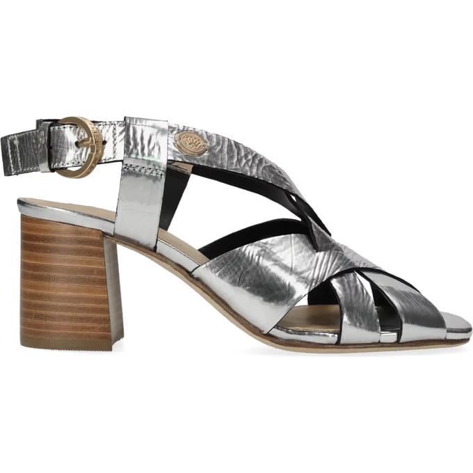 Fred De La Bretoniere - Giada Cross Sandaal Mirror Zilver - Maat 41