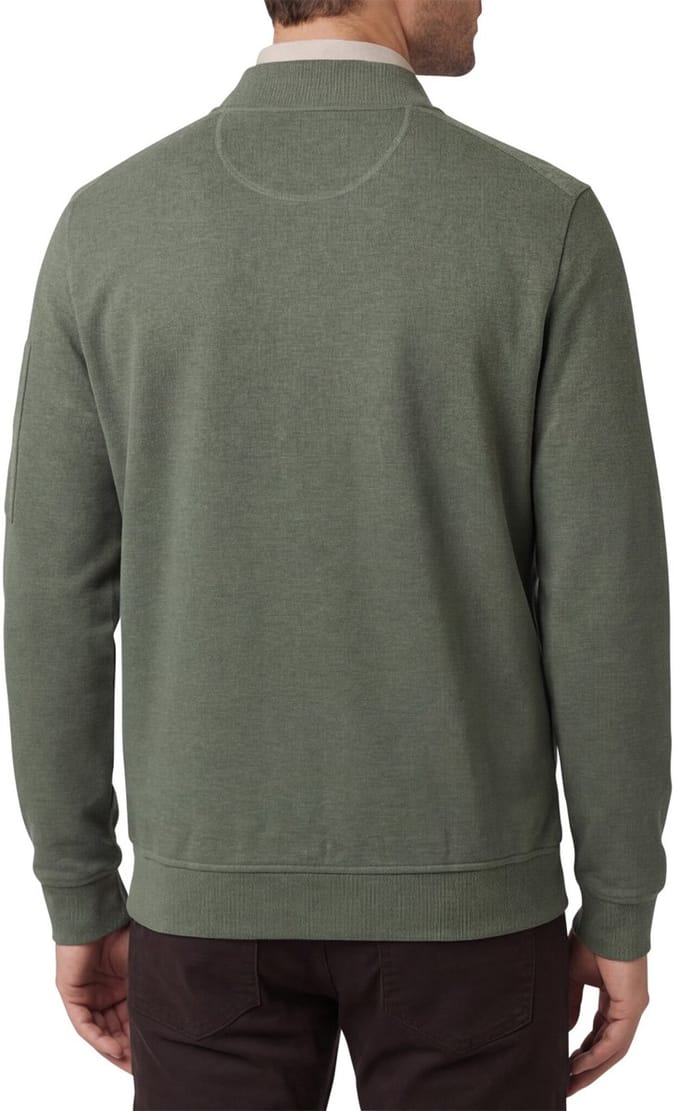 CASA MODA comfort fit sweatvest - olijfgroen