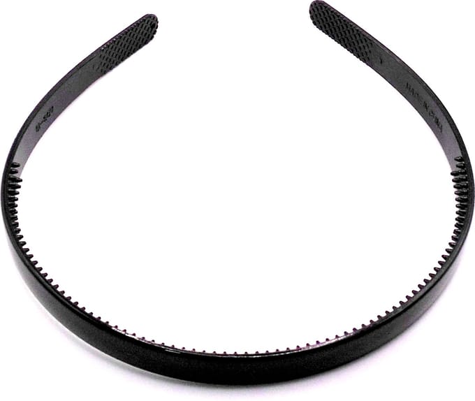 Diadeem smal zwart