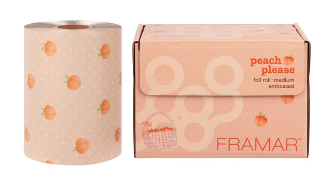 Framar Peach Please Embossed Roll 320ft