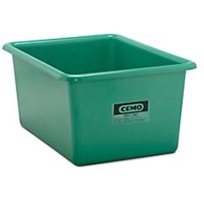 Rechthoekige container Standaard, GFK, 550 l, groen
