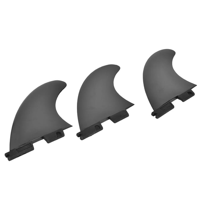 Augmenter Gouverne de Queue Split Sport Surf Surfboard Canoës Ailerons Accessoire Noir