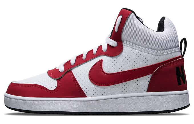 Nike Court Borough Mid Wit Gym Rood Heren Sneakers Zwart 838938-101 40 gray
