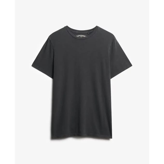 Superdry T-shirt Classic Essential Tee M1012140a 1oi Washed Jet Black Mannen Maat - S